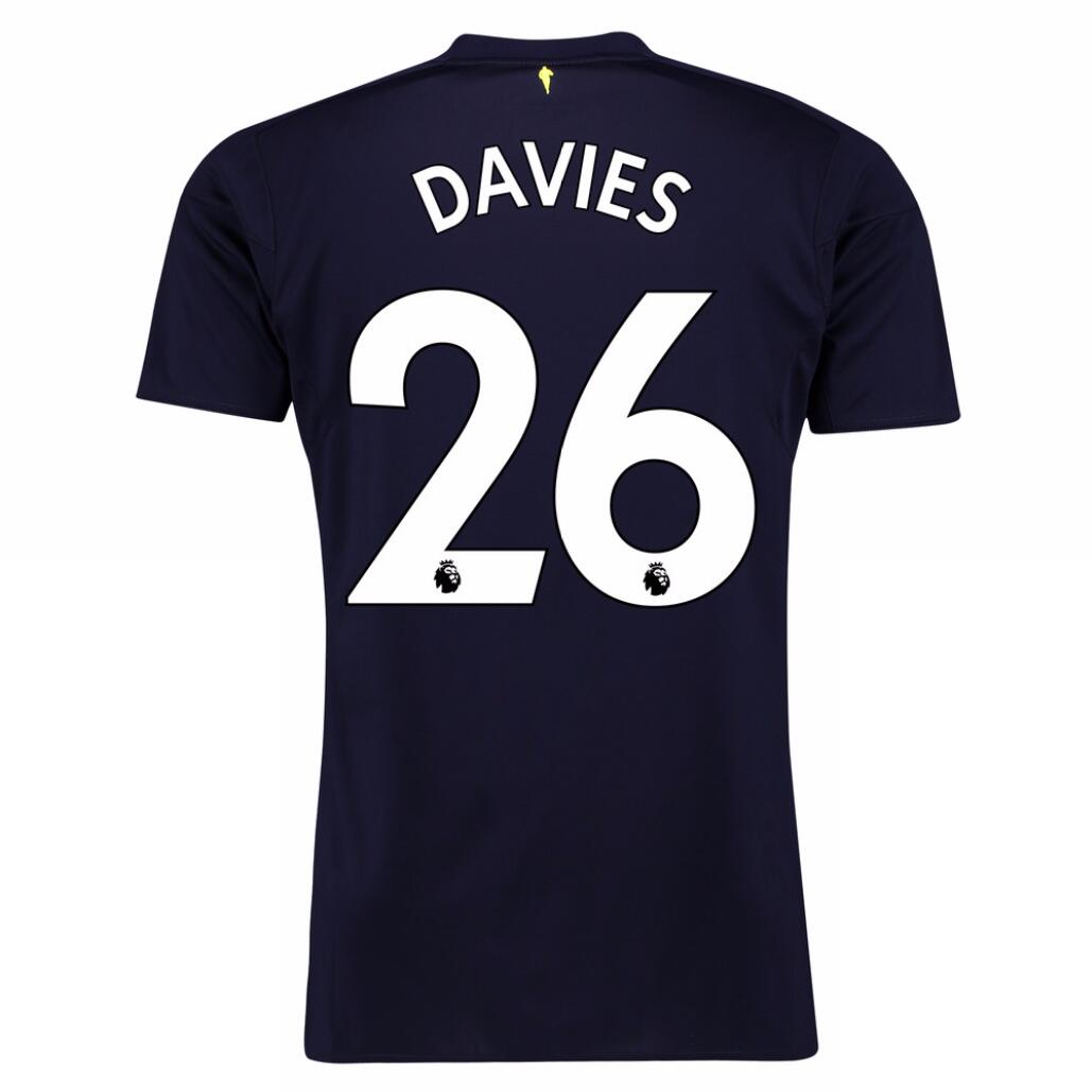 Everton Trikot Ausweich Davies 2017-18 Fussballtrikots Günstig